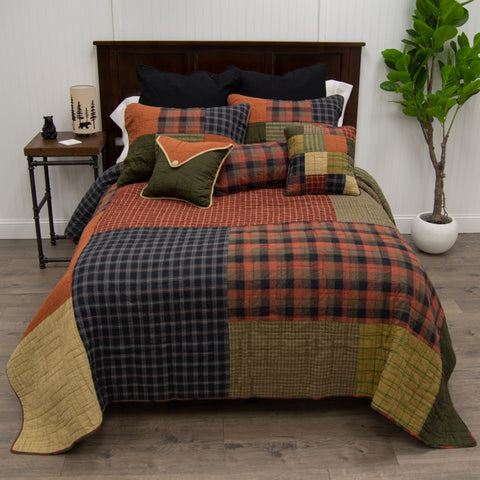 Woodland Square Quilted Bedding - Donna Sharp