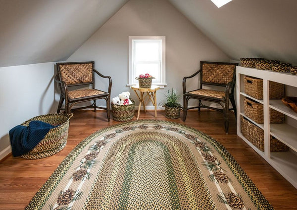 OP-51 Needles & Cones Oval Patch 5'x8'