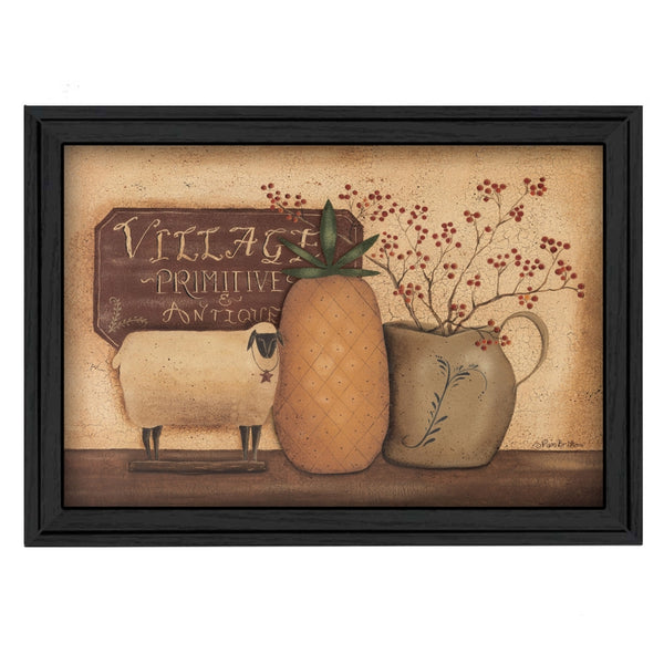 "Country Necessities" By Pam Britton, Black Frame