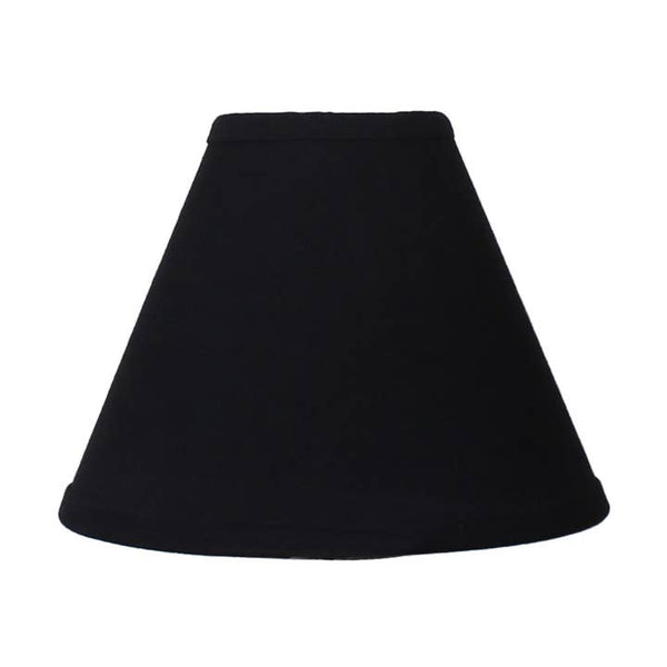 Black Solid 6" Shade