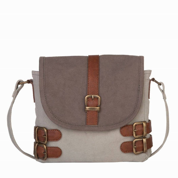 BUCKLED UP CROSSBODY, ICE GRAY