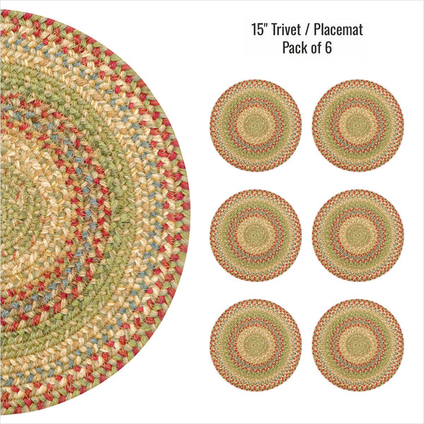 15 IN Azalea Placemat Set of 6