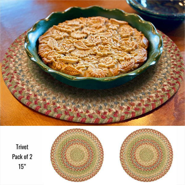 15 IN Azalea Trivet Large Set of 2