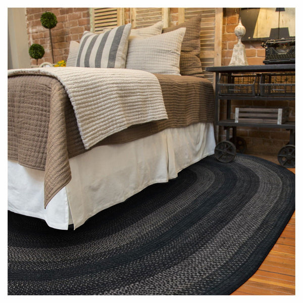 20x30  Jet Black Oval