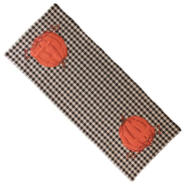 Primitive Pumpkin & Bittersweet Table Runner