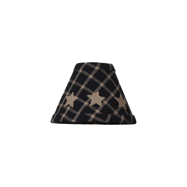 Black & Tan Star 6" Shade