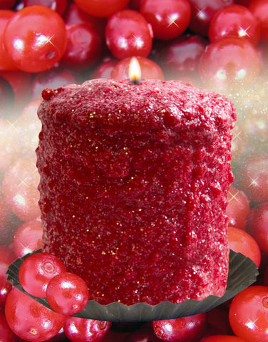 Cranberry Stardust Hearth Candle