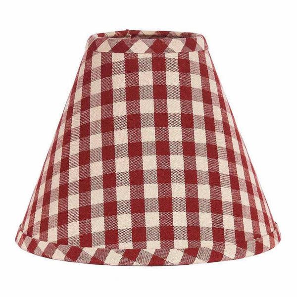 Heritage House Check Barn Red 6"Shade