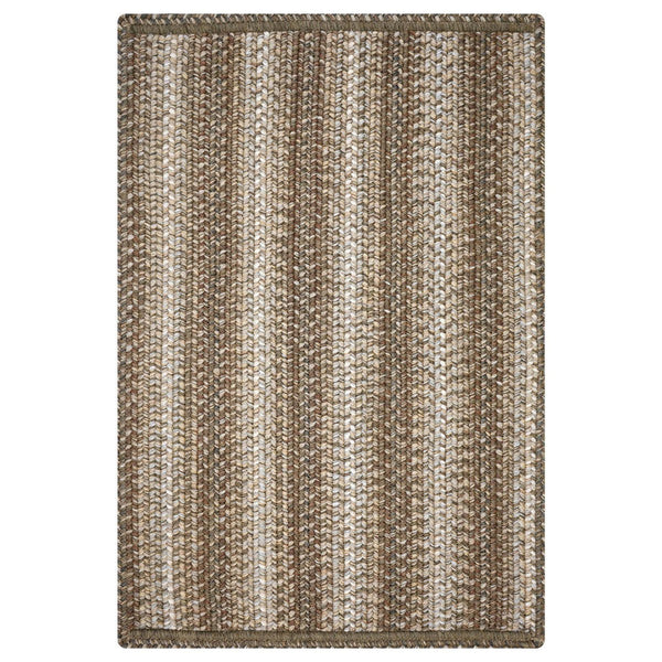 Chicory Braided Rug with Non-Slip Backing 17.3x29 | Primitive Country Accent Rug