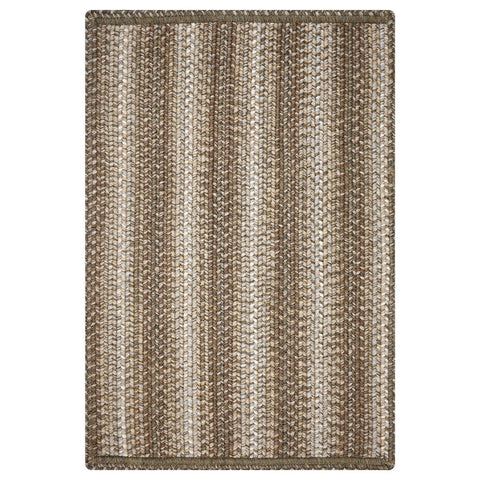 Chicory Braided Rug with Non-Slip Backing 17.3x29 | Primitive Country Accent Rug