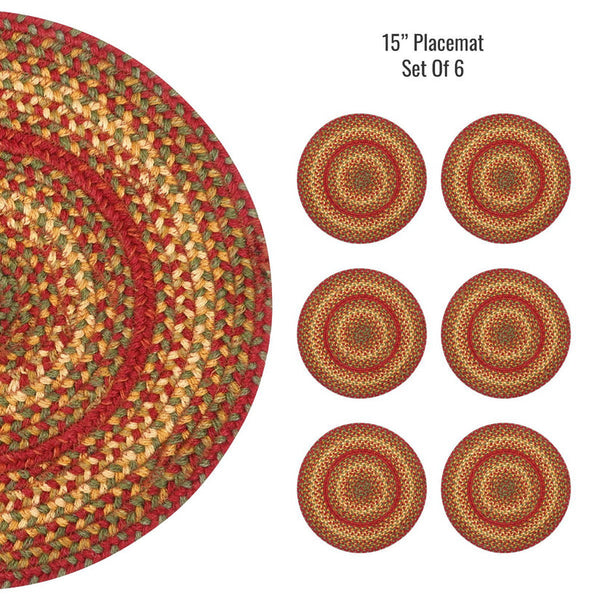15 IN Cider Barn Placemat Set of 6