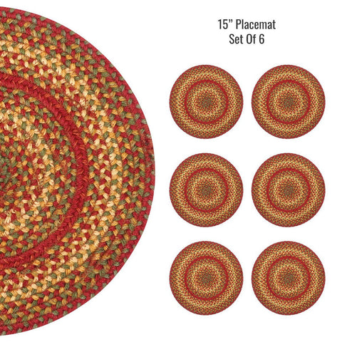 15 IN Cider Barn Placemat Set of 6