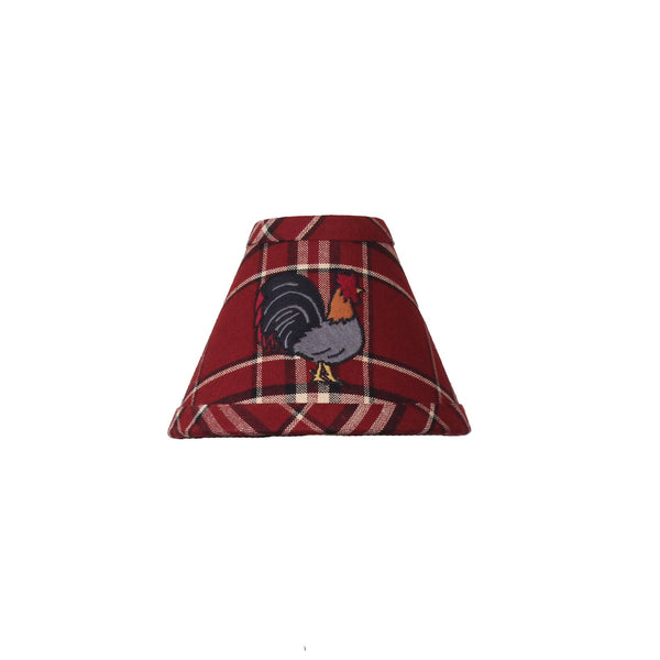 Rooster 6" Lampshade | Primitive Country Lighting