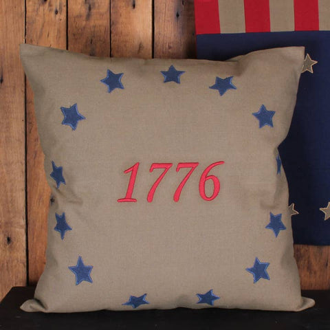 1776 Cotton Pillow 18"