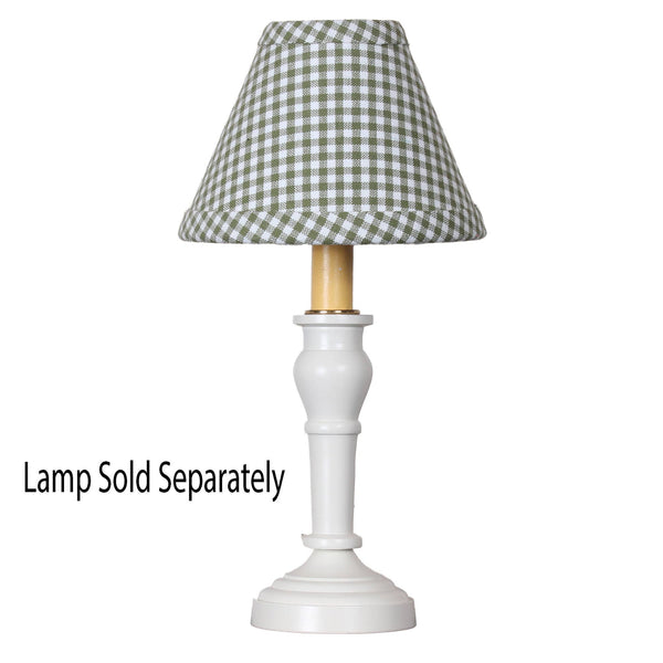 Newbury Gingham Sage 6" Shade