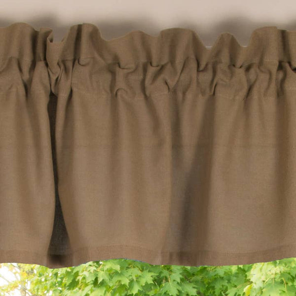 Heirloom Oat Valance 72"x15.5" – Primitive Farmhouse Window Treatment