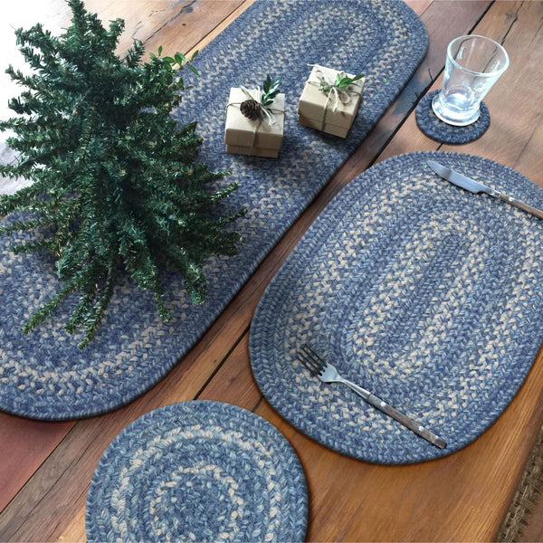 11x36  Denim Sky Oval