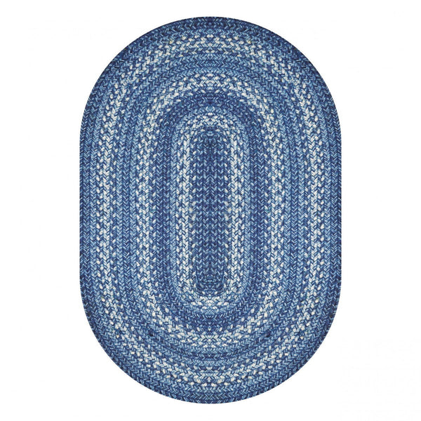5x8  Denim Sky Oval