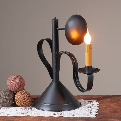 Early American Accent Light in Smokey Black