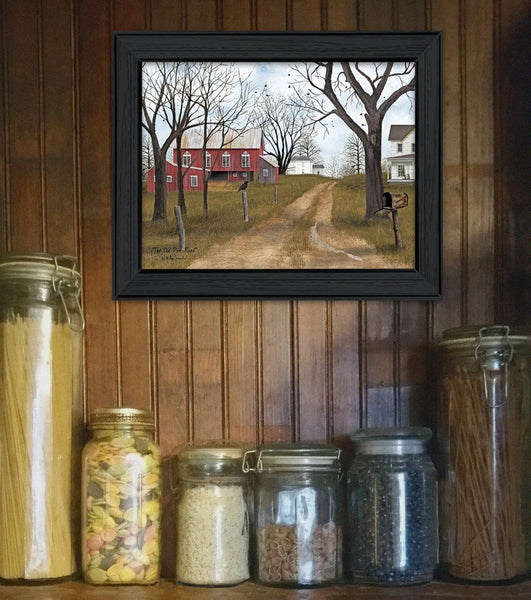 "the Old Dirt Road" By Billy Jacobs, Wall Art, Black Frame 18x14