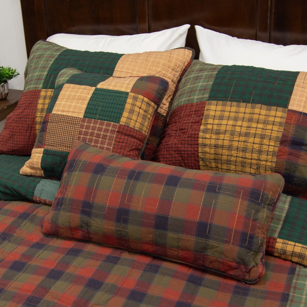 Campfire Square Cotton Pieced Quilted Bedding - Donna Sharp