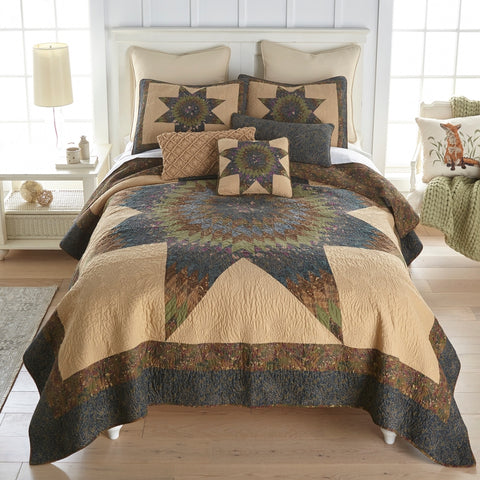 Forest Star Cotton Pieced Bedding- Donna Sharp
