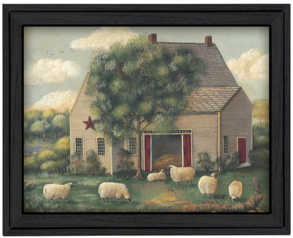 "Wooly Sheep" By Pam Britton, Printed Wall Art