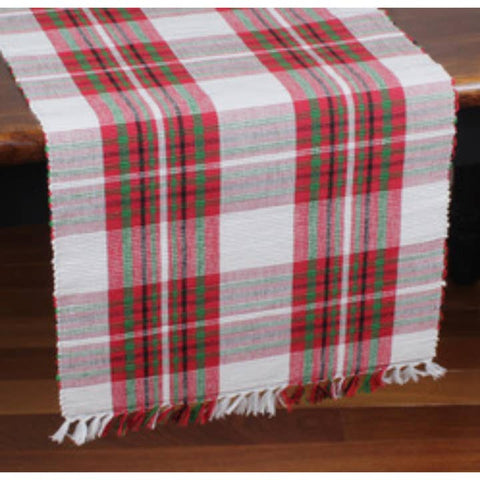 Christmas Tartan Plaid Table Runner 14x36 – Farmhouse Holiday Decor