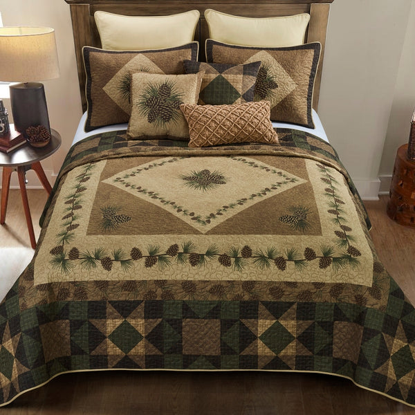 Antique Pine Quilted Bedding - Donna Sharp