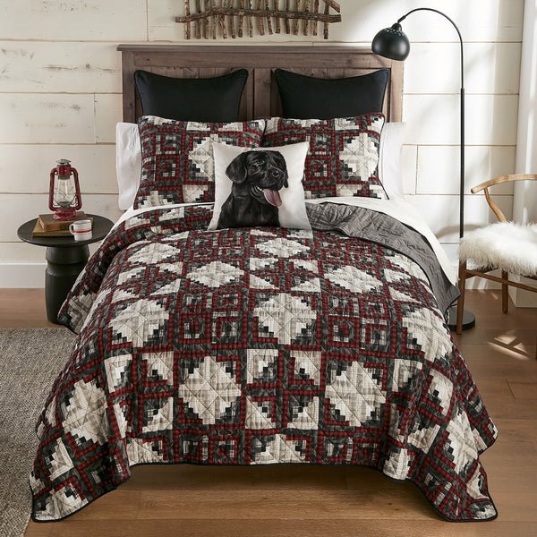 Donna Sharp Log Cabin Star Quilt Set – Rustic Bedding