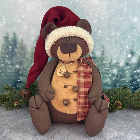 Tex the Tiding Teddy – Tabletop Figurine 9.5"W x 12"H