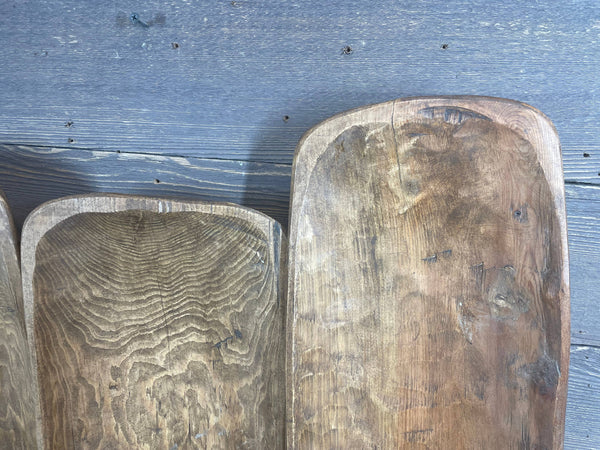 Santa Fe Hand-Carved Wood Dough Bowl | Waxed Finish