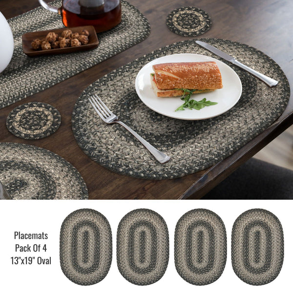 13x19 Flint Hill PcMt Oval Set of 4