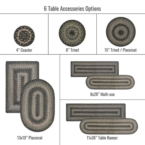 13x19 Flint Hill PcMt Oval Set of 4