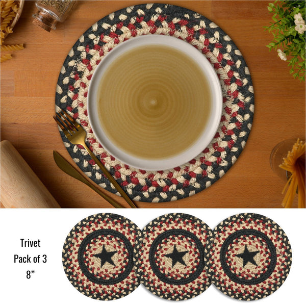 8 IN Gloucester Trivet Small Set of 3