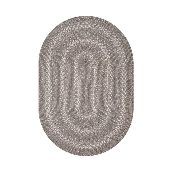 20x30  Grey Cloud Oval JUTE