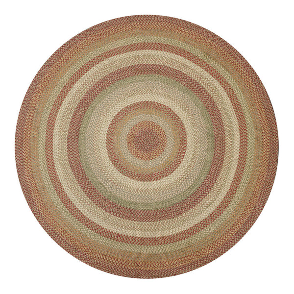 Harvest Jute Braided Round Rug 6' | Primitive Farmhouse Country