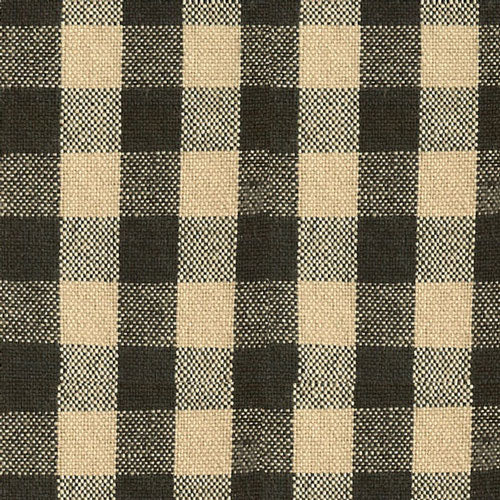 Heritage Check Pattern Heritage House Check Black Panel Set of 2 – 63