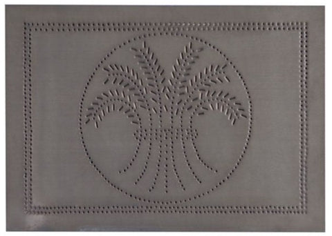 Horizontal Wheat Panel in Kettle Black