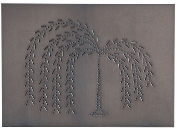 Vertical Willow Panel in Kettle Black