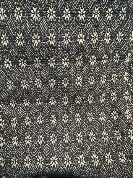 Packsville Rose King Bed Cover 110"X120" Black/Linen - Combo With 2 Matching 20"x30" Shams