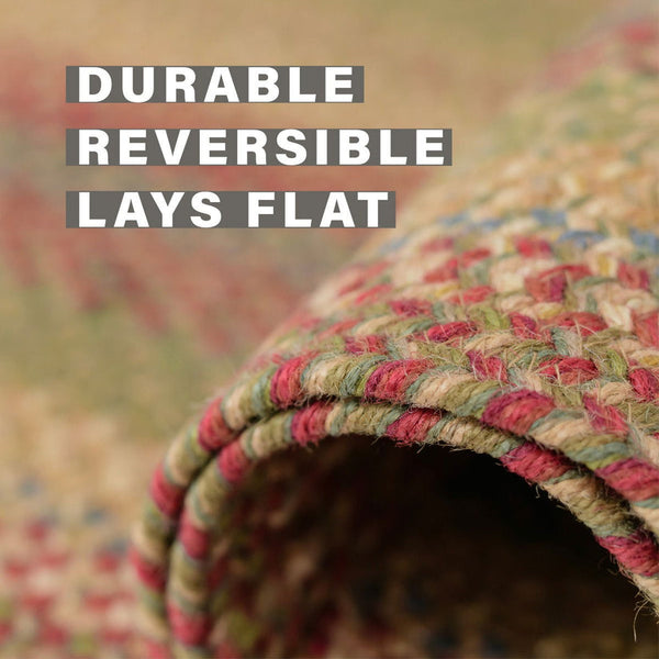 8x10  Azalea Oval Jute Rug