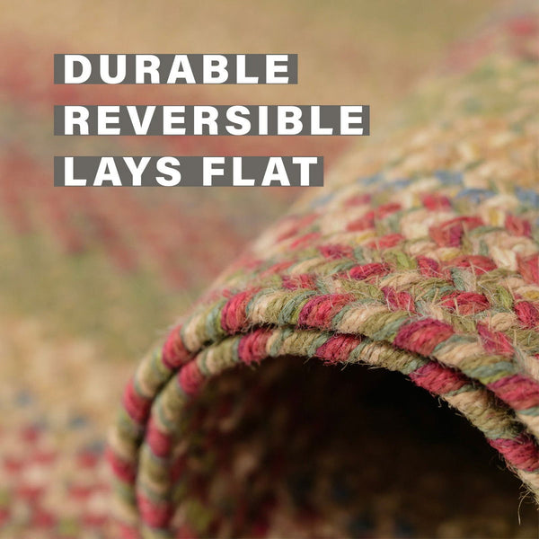 5x8  Azalea Oval Jute Rug