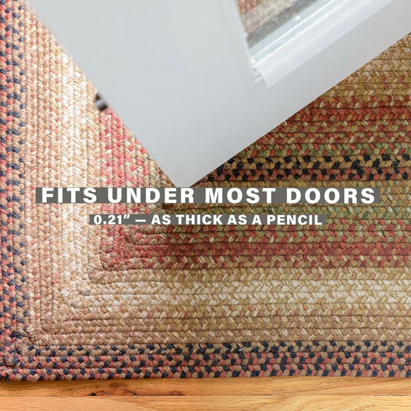 20x30 Gingerbread Rect Braided Jute Rug – Primitive Country Style