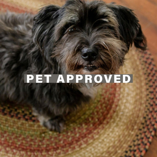 20x30 Gingerbread Rect Braided Jute Rug – Primitive Country Style