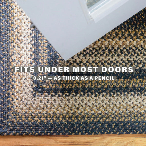 4x6 Kilimanjaro Braided Jute Rectangular Rug | Primitive Country Decor