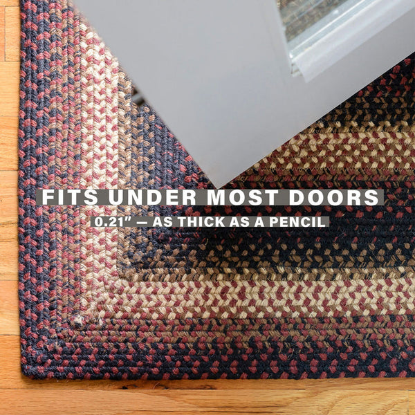 Prescott 20x30 Braided Jute Rug – Primitive Country Rectangle Accent