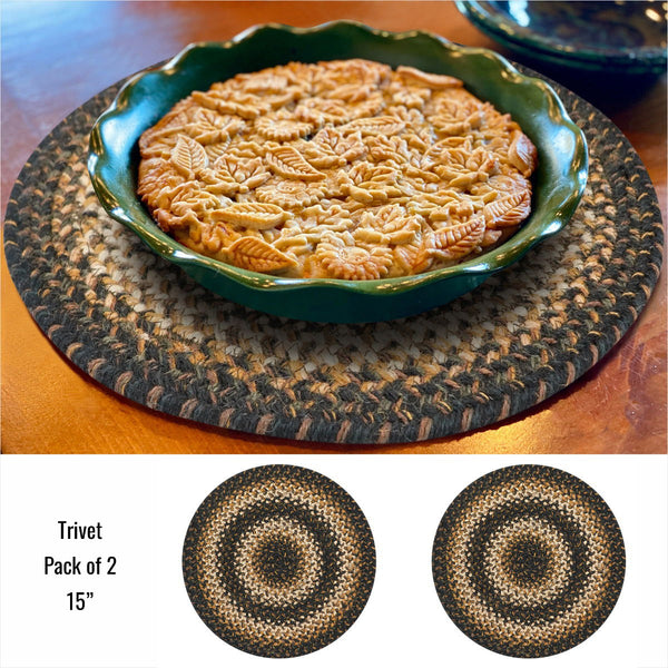 15 IN Kilimanjaro Trivet Large Set of 2
