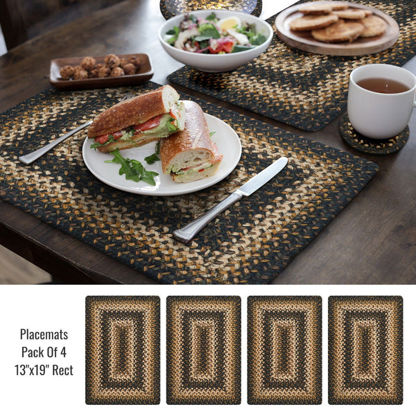 13x19 Kilimanjaro PcMt Rect Set of 4