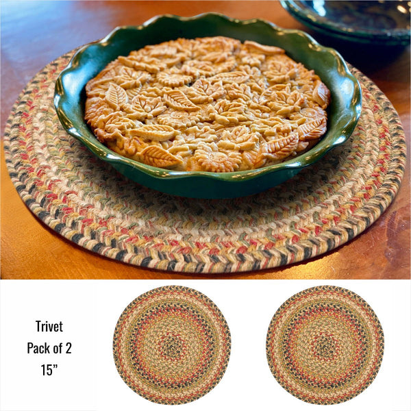 15 IN Kingston Trivet Large Set of 2